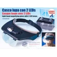 Hands Free Magnifier Glasses w/2 LED Lights