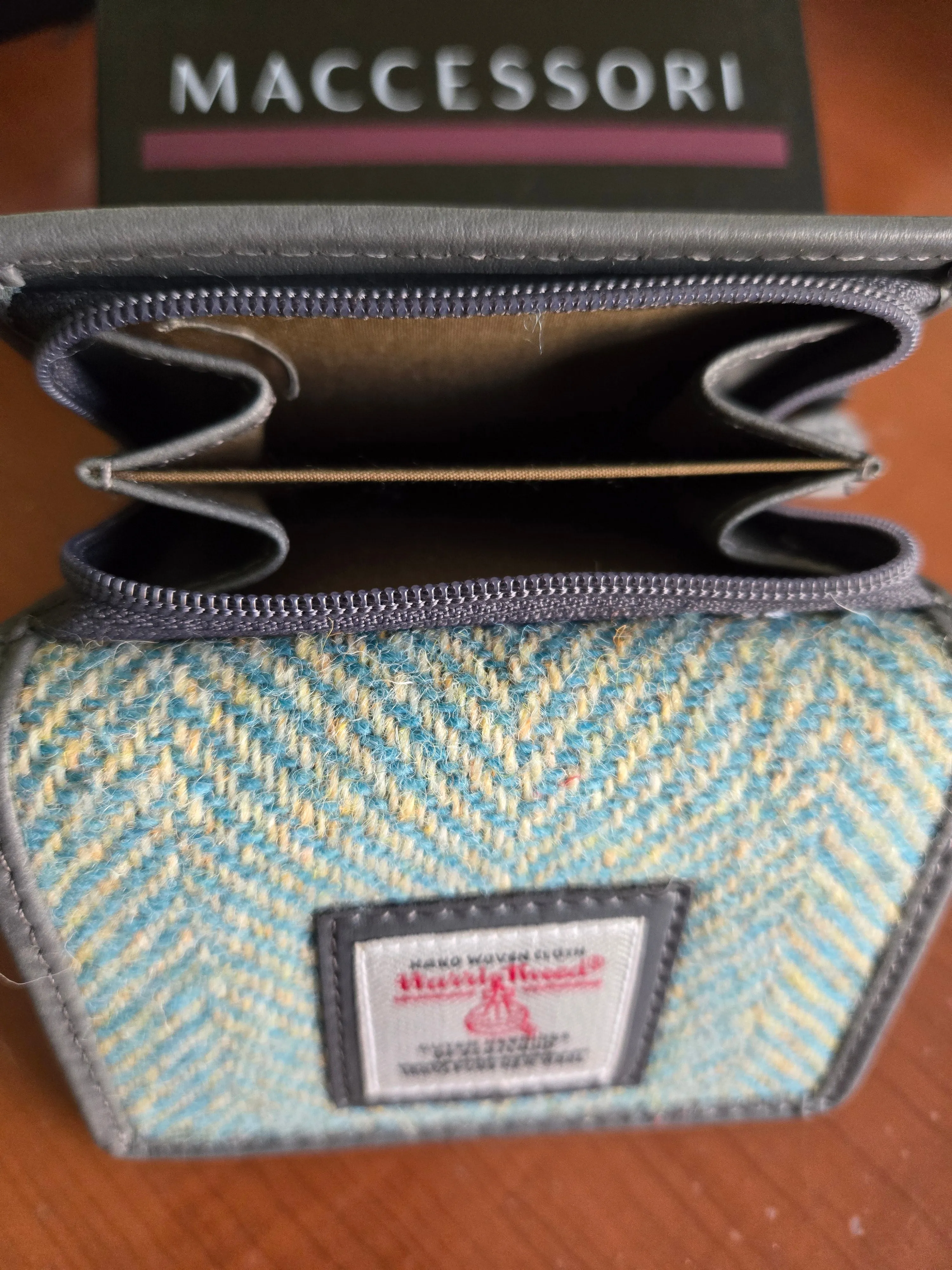 Harris Tweed Trifold Purse