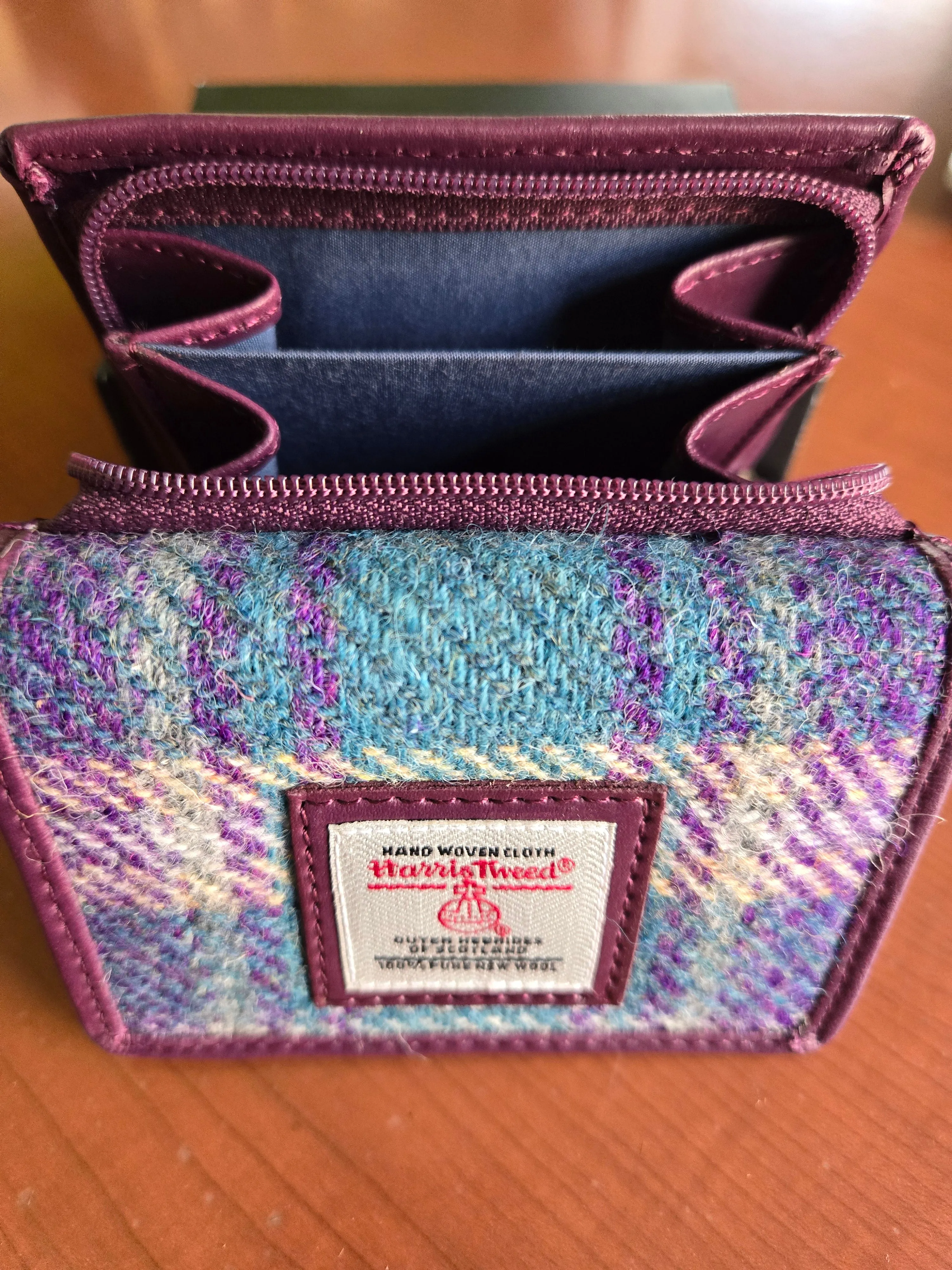 Harris Tweed Trifold Purse