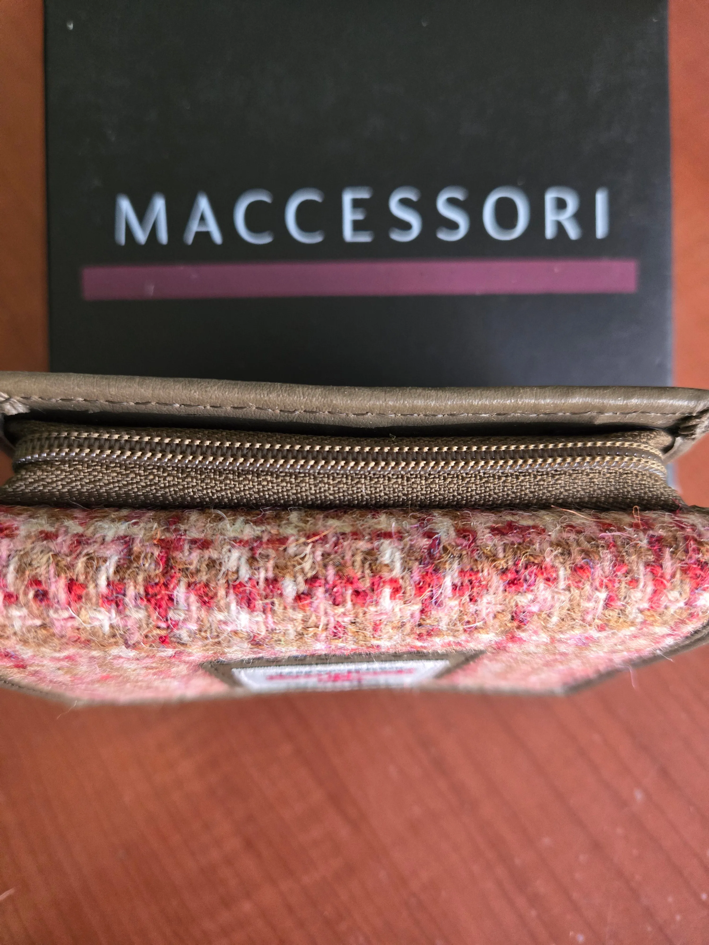 Harris Tweed Trifold Purse