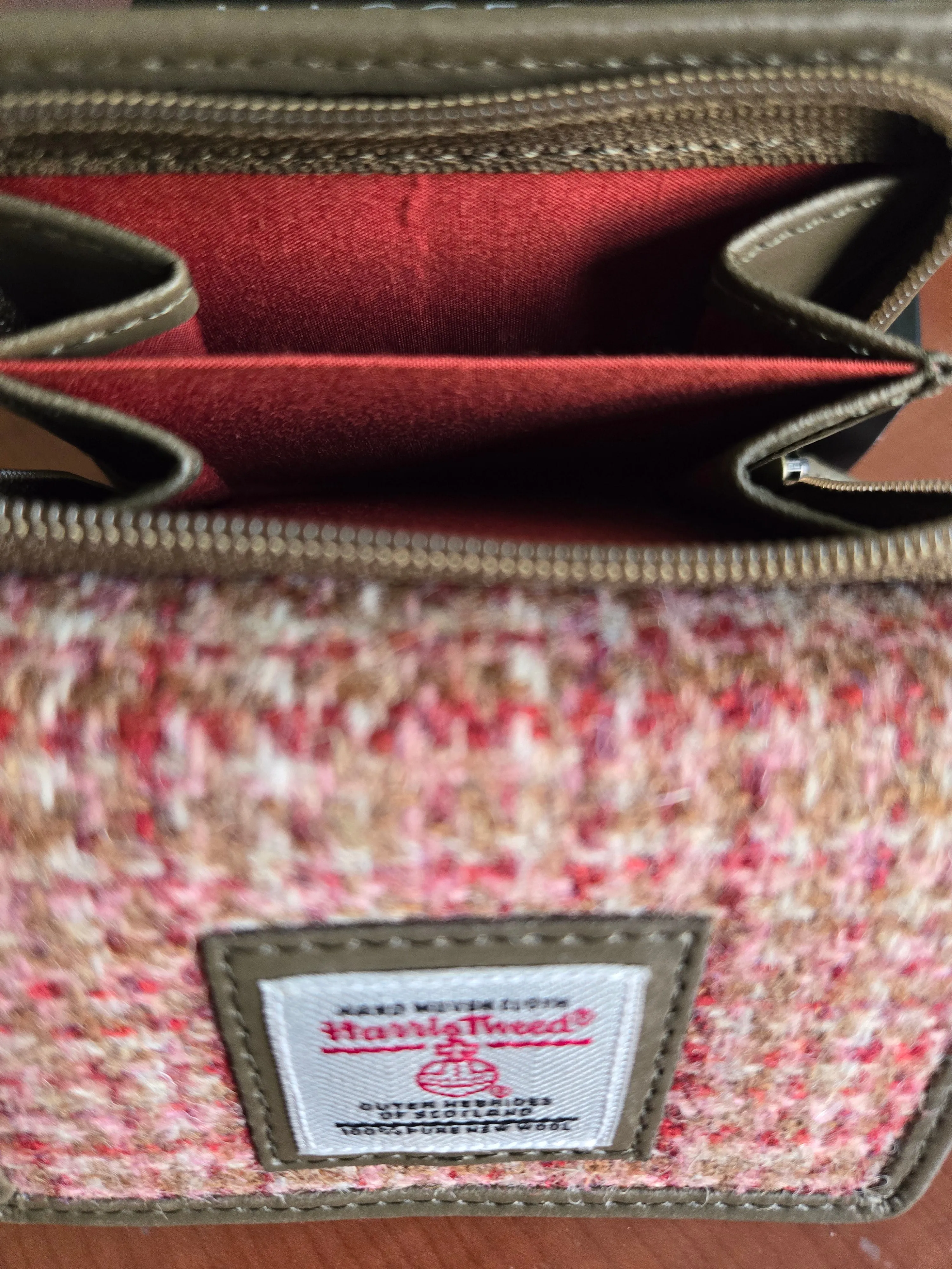 Harris Tweed Trifold Purse