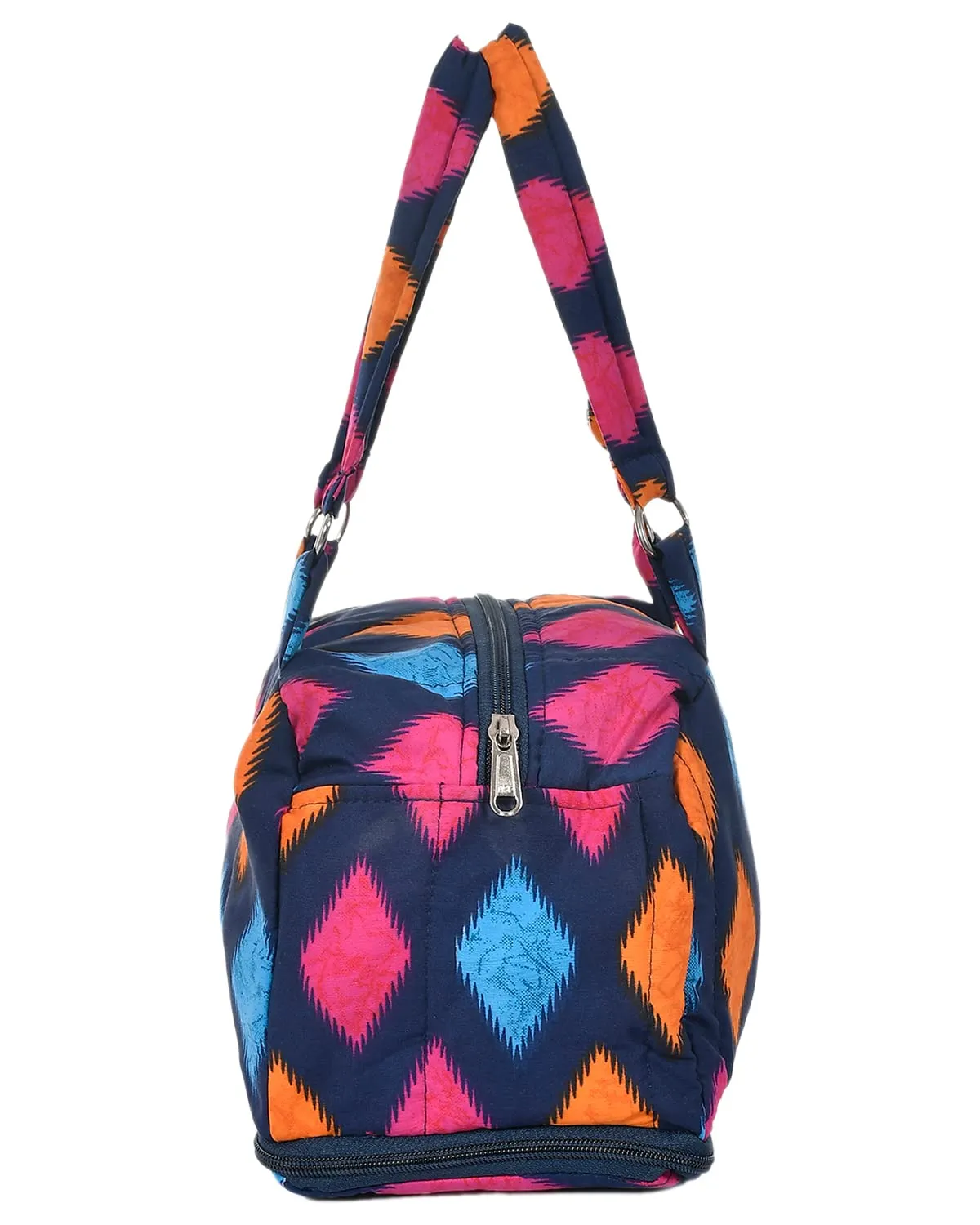 Heart Home Navajo Pattern Everday Use Women Bag for Travel: Shopping: School: Work- Pack of 2 (Blue)-50HH01150