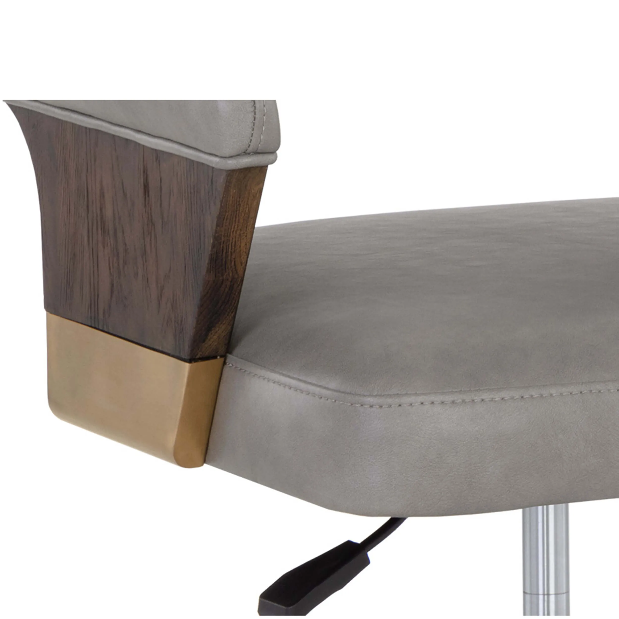 Leonce Office Chair, Bravo Metal