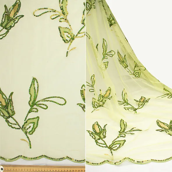 Light Sequin Tulle Lace Design-1