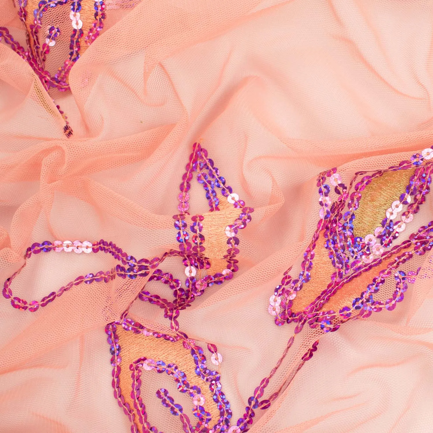 Light Sequin Tulle Lace Design-1