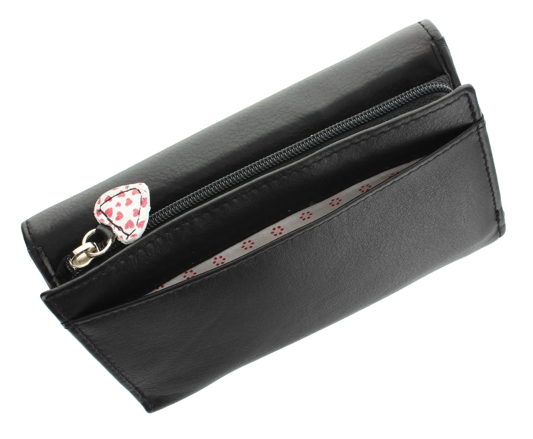 Mala Leather LUCY Collection Soft Leather Tri Fold Purse with RFID Protection 3235_30