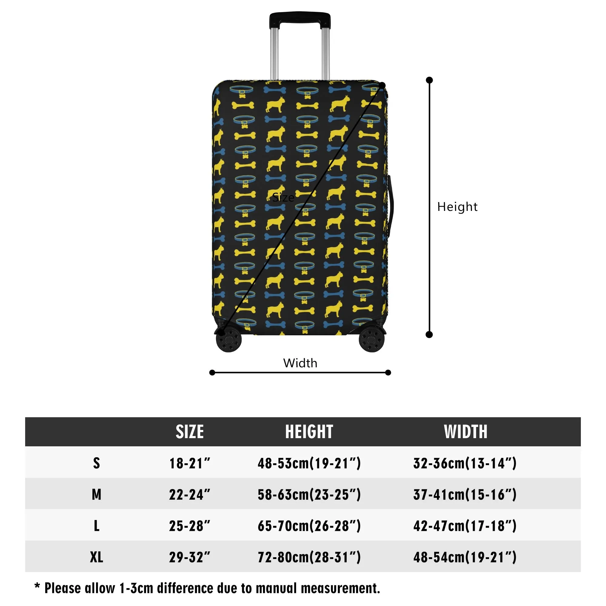 Marley - Luggage Cover for Boston Terrier lovers
