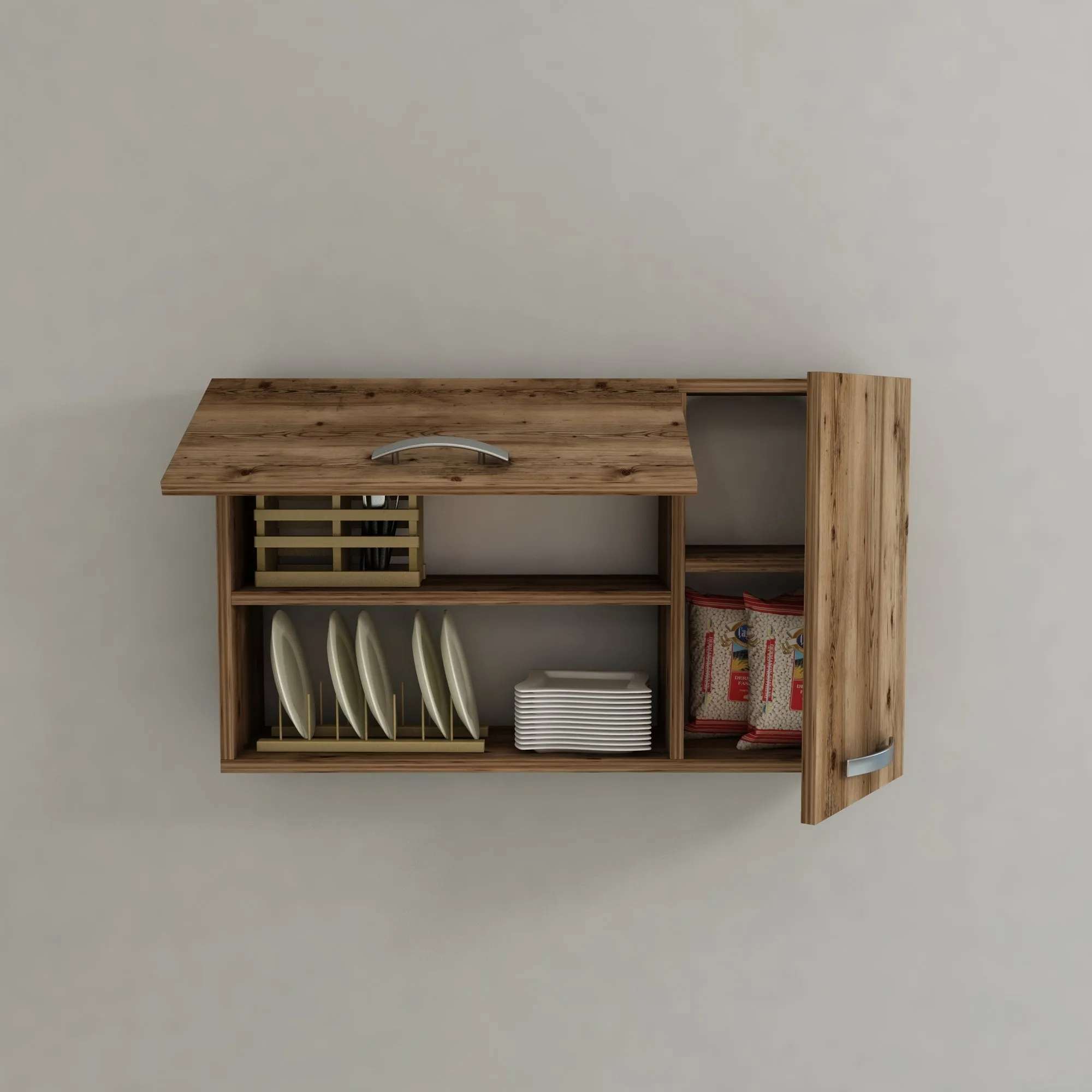 Multi Purpose Wall Mounted Cabinet Shelf Novarro