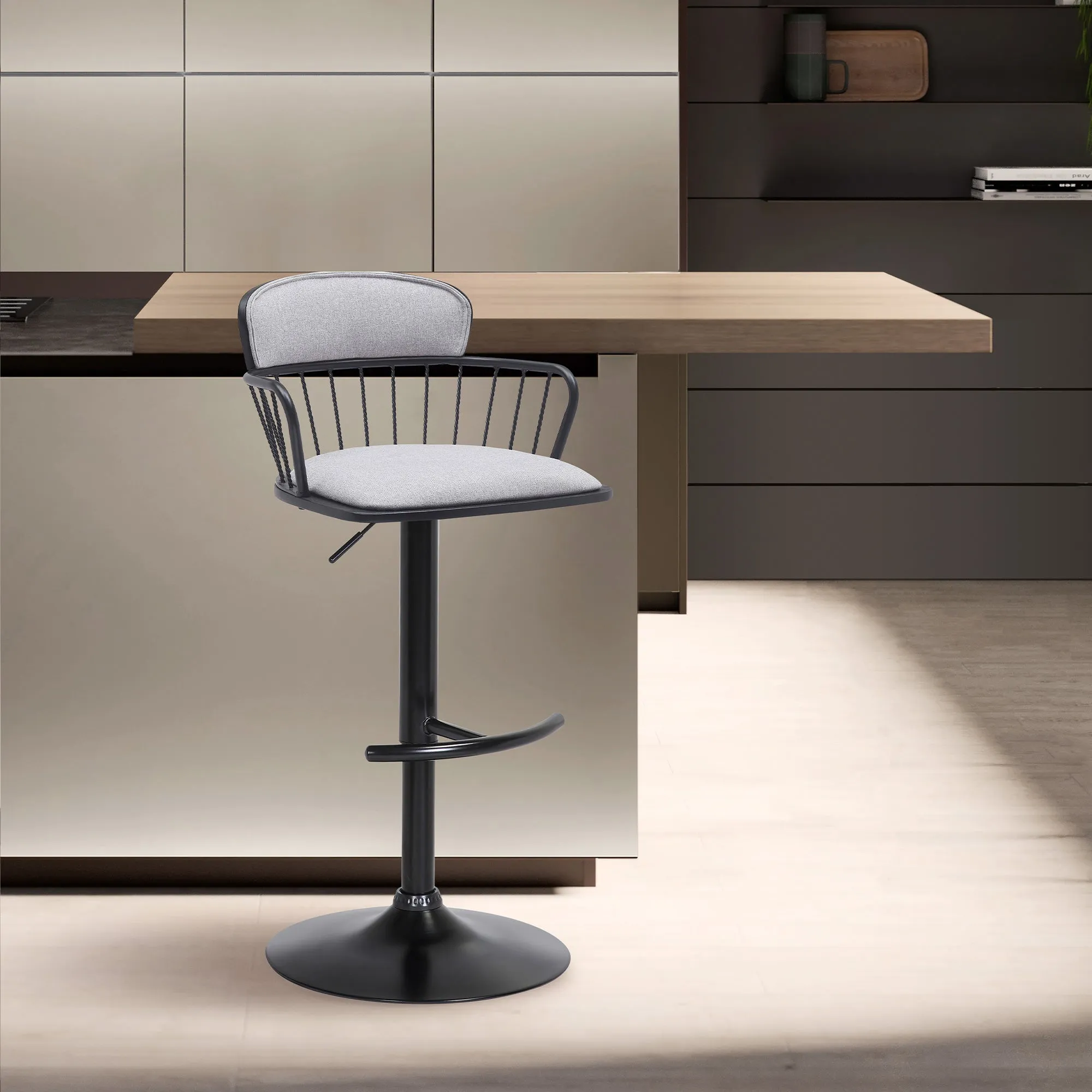 Nash Adjustable Swivel Counter Stool