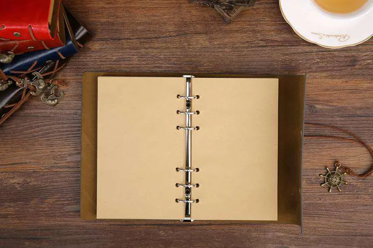 Nautical Faux Leather Notepad