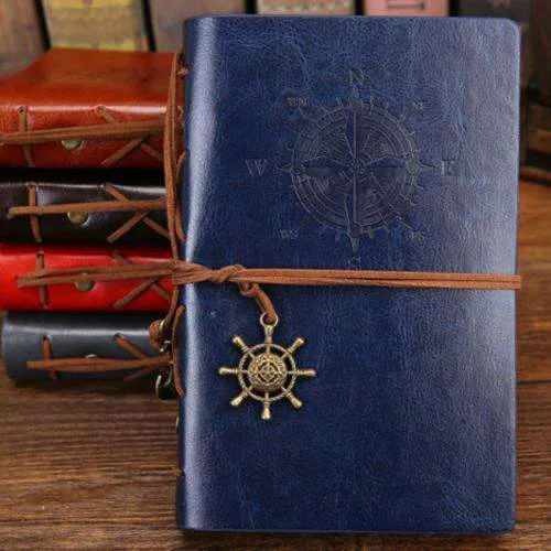 Nautical Faux Leather Notepad