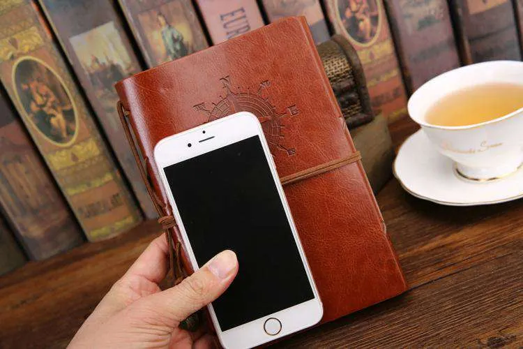 Nautical Faux Leather Notepad