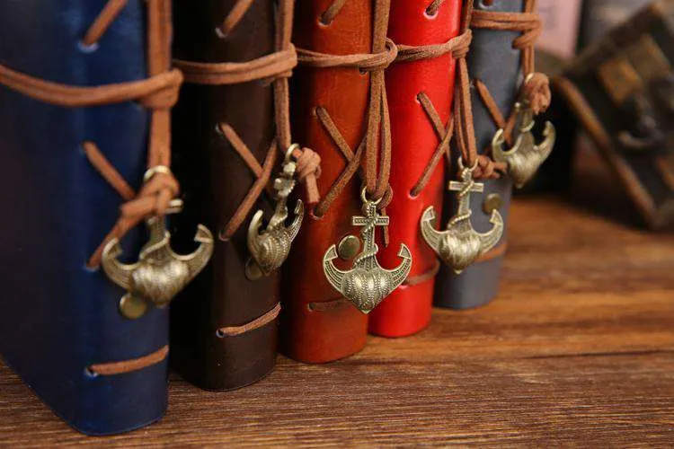 Nautical Faux Leather Notepad