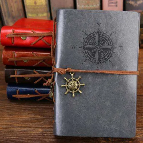 Nautical Faux Leather Notepad