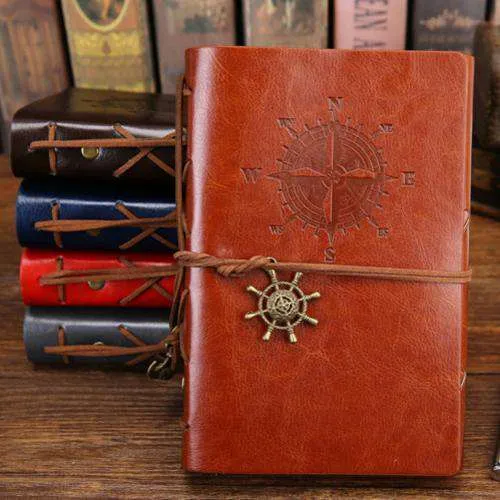 Nautical Faux Leather Notepad