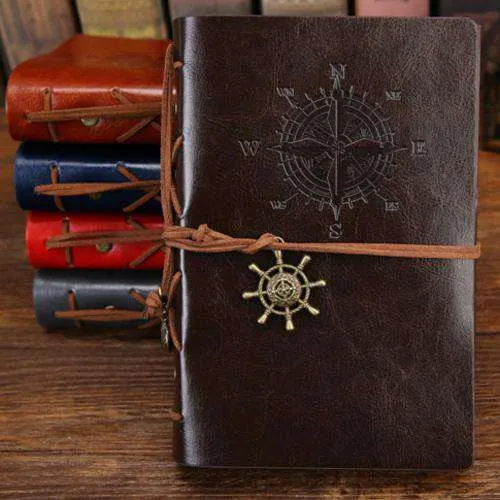 Nautical Faux Leather Notepad