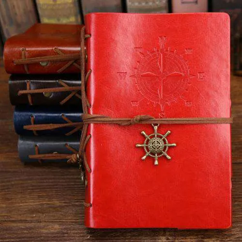 Nautical Faux Leather Notepad