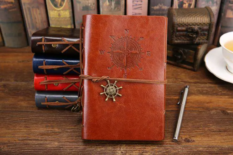 Nautical Faux Leather Notepad