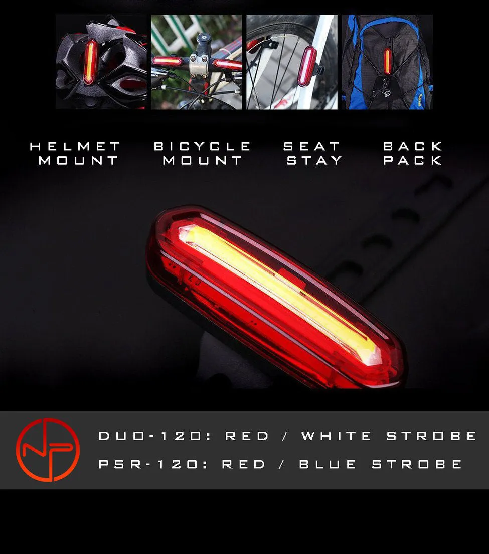 NIGHT PROVISION™ DUO-120 | RED/WHITE STROBE 120 LUMENS