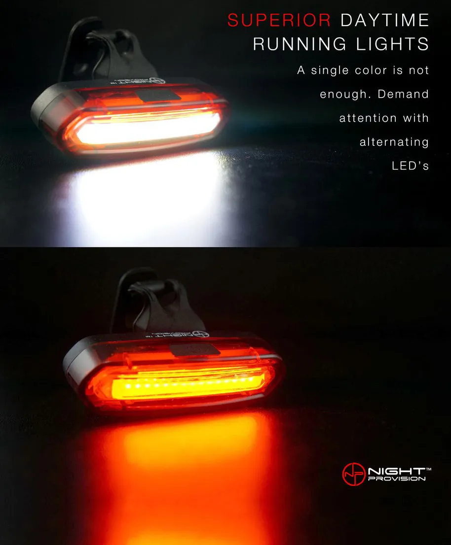NIGHT PROVISION™ DUO-120 | RED/WHITE STROBE 120 LUMENS
