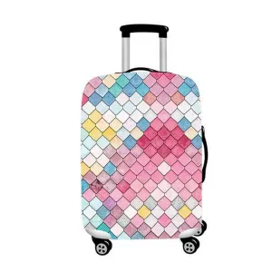 Pastel Scales | Standard Design | Luggage Suitcase Protective Cover