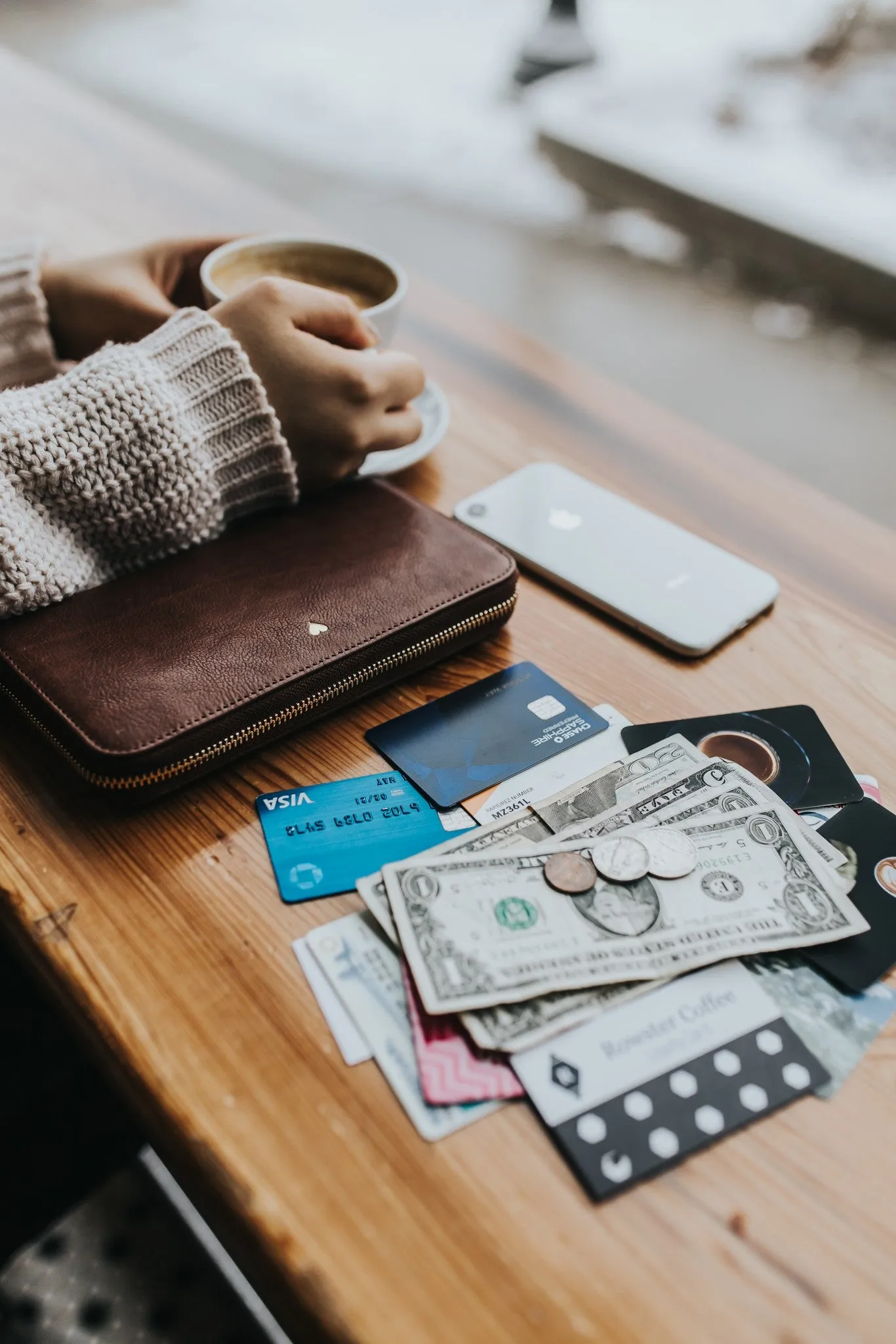 Phone Wallet - Caramel