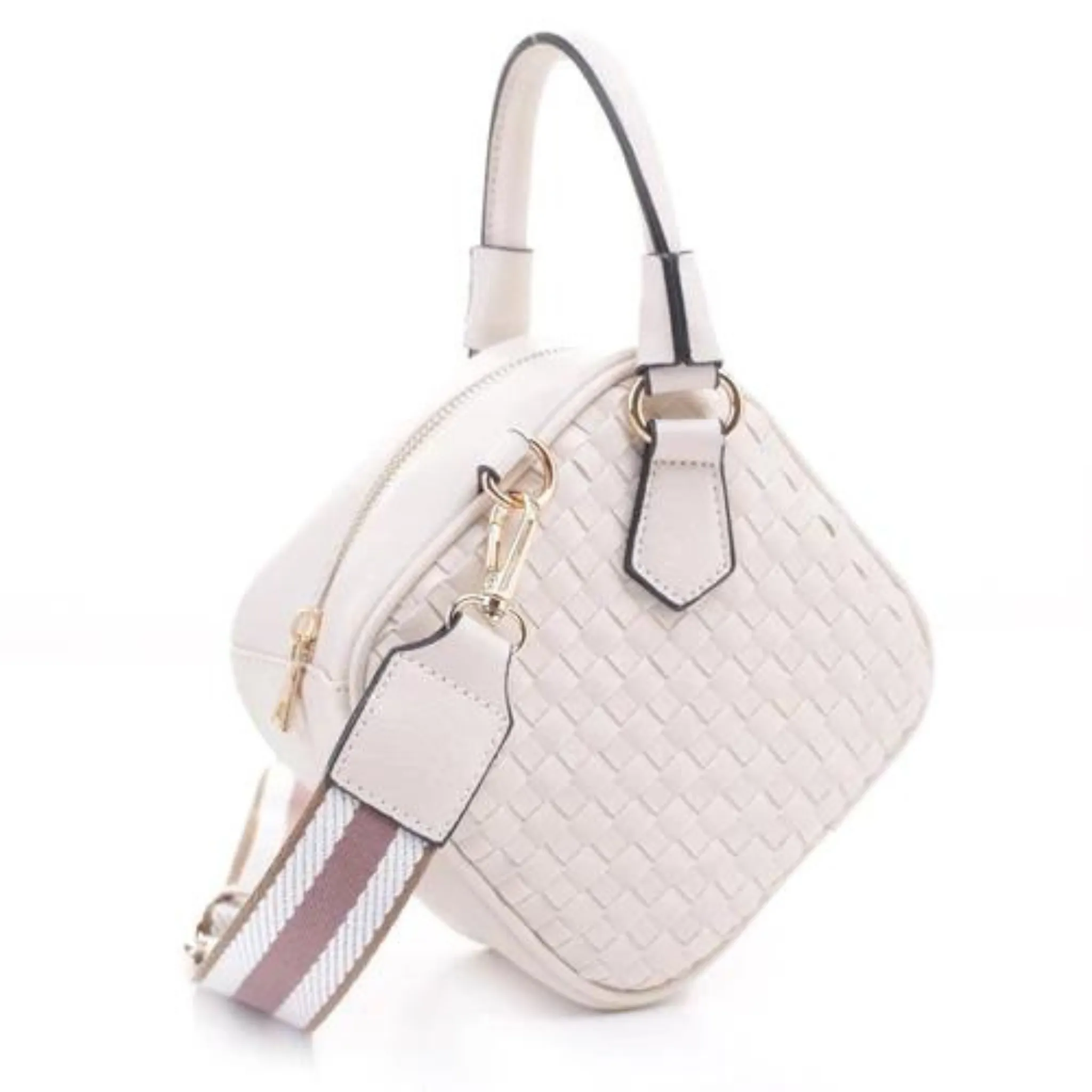 Rhombus Woven Crossbody