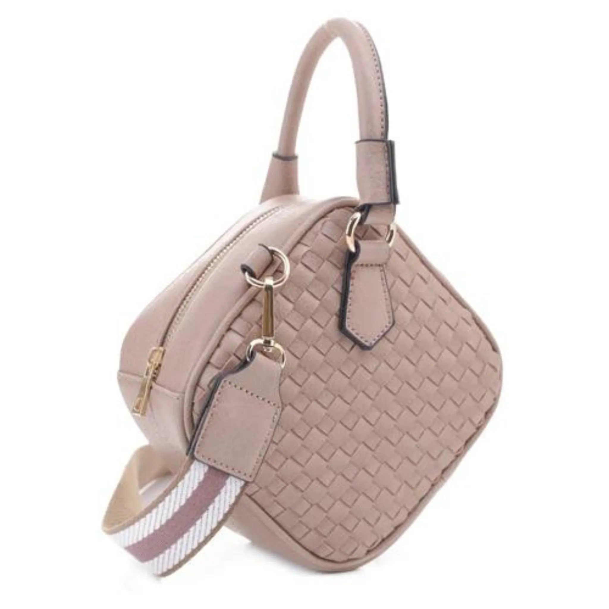 Rhombus Woven Crossbody
