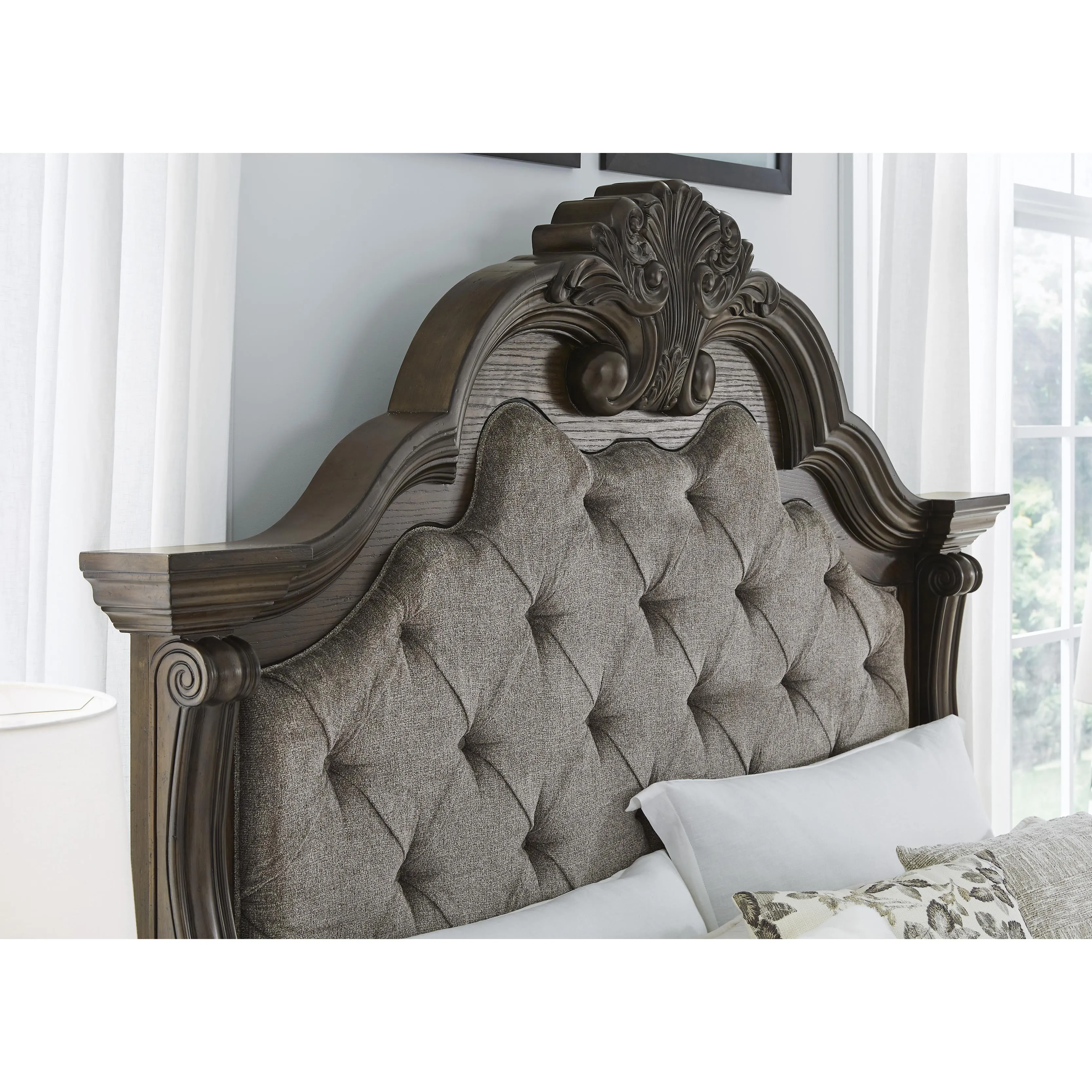 Signature Design by Ashley Maylee California King Upholstered Panel Bed B947-58/B947-56/B947-94
