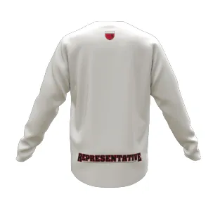 SNSSA Rep Cotton T-Shirt Long Sleeve - White