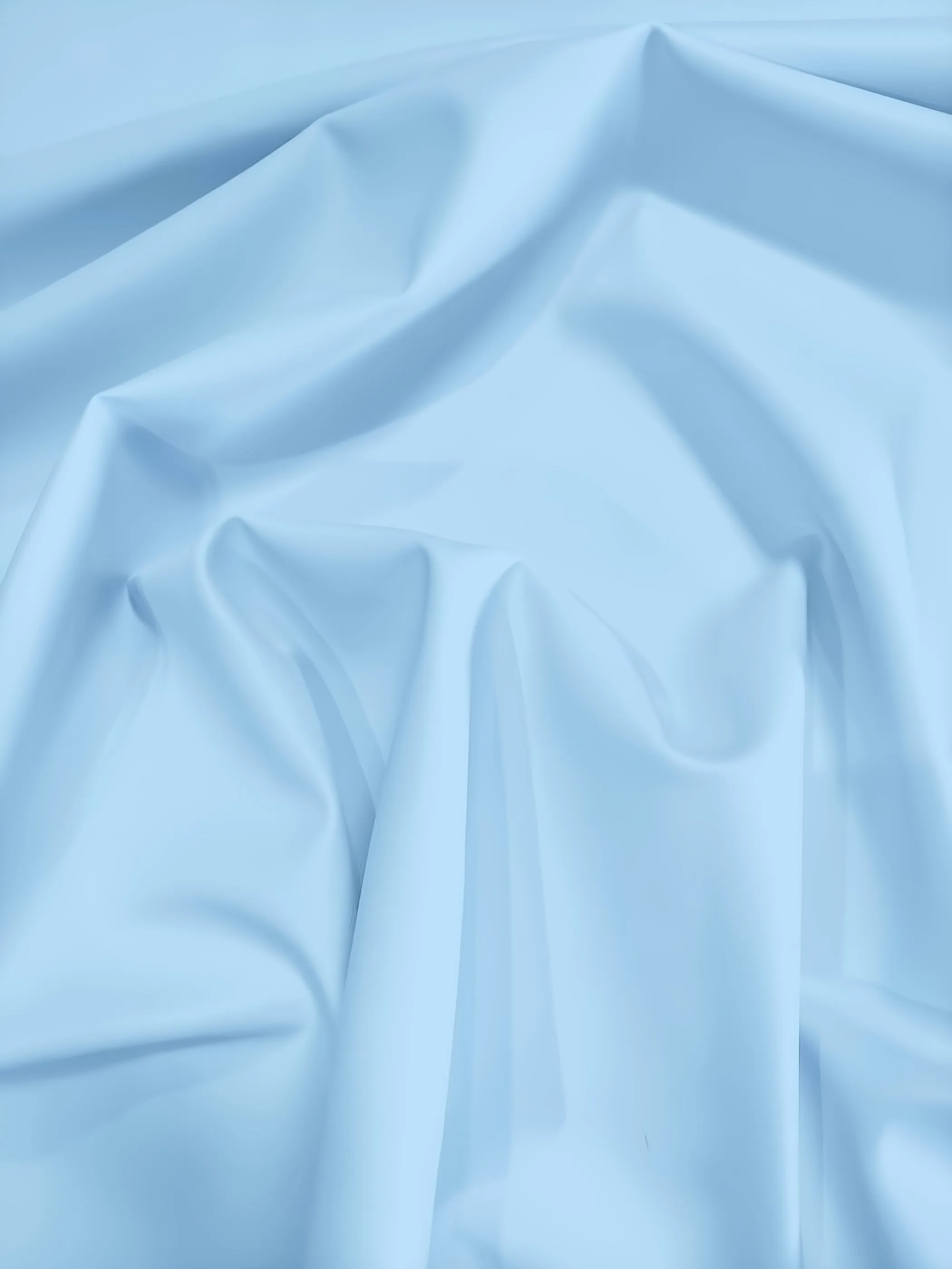 Solid Soft Faux Fake Leather Vinyl Fabric / Baby Blue / By The Roll - 30 Yards
