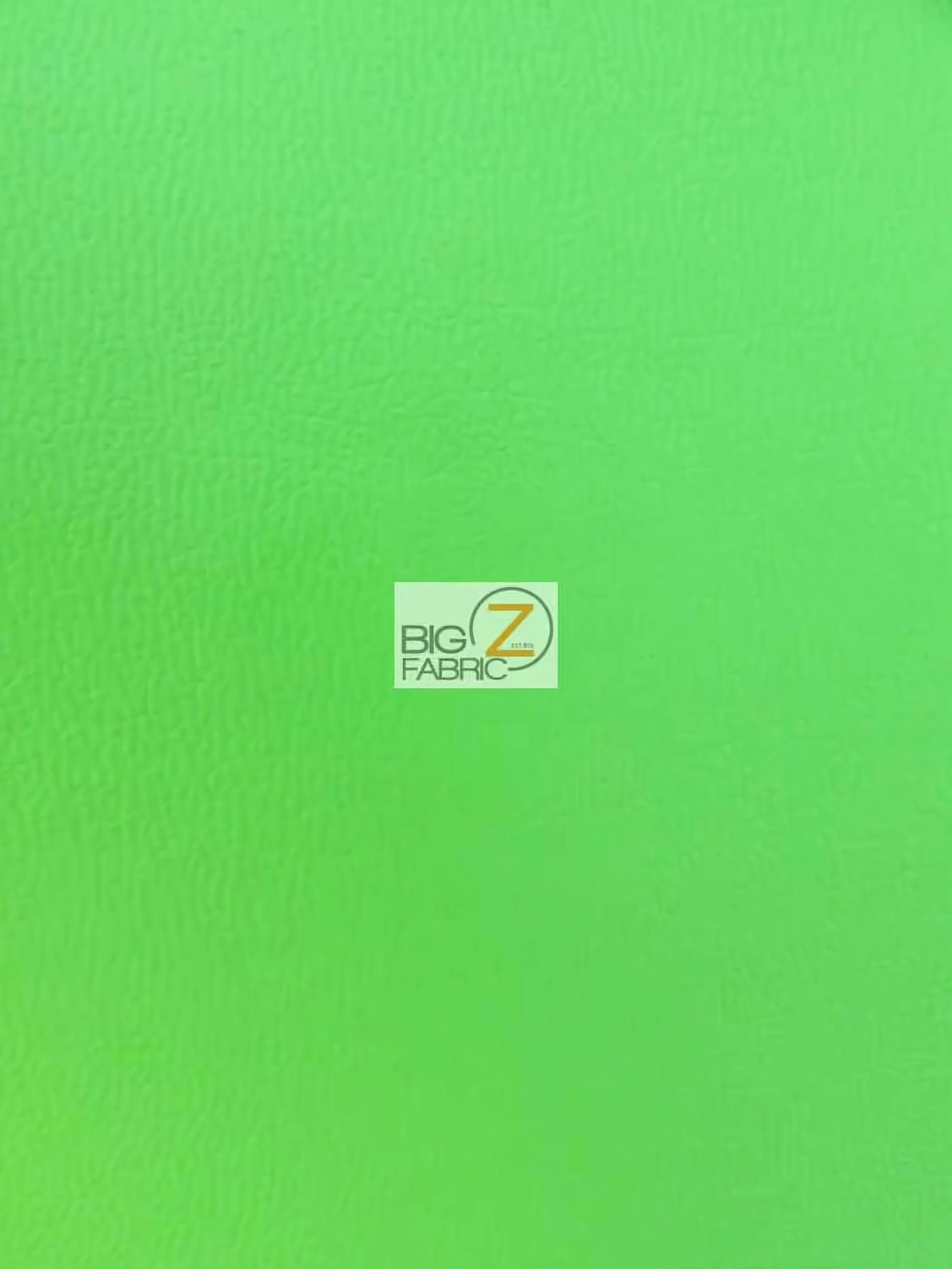Solid Soft Faux Fake Leather Vinyl Fabric / Lime / By The Roll - 30 Yards