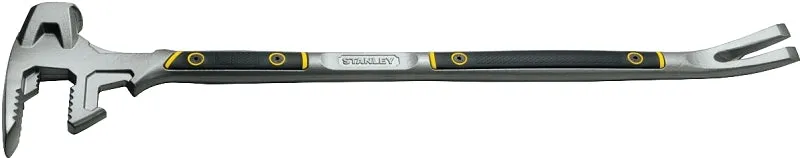 STANLEY 55-120 Utility Bar, 30 in L, Beveled Tip, 2 in Tip, HCS, 1 in Dia :EA: QUANTITY: 1