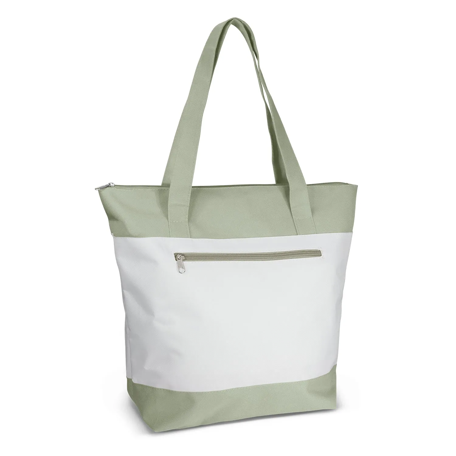 Stock Two Tone Nylon Tote(SNB-89T)