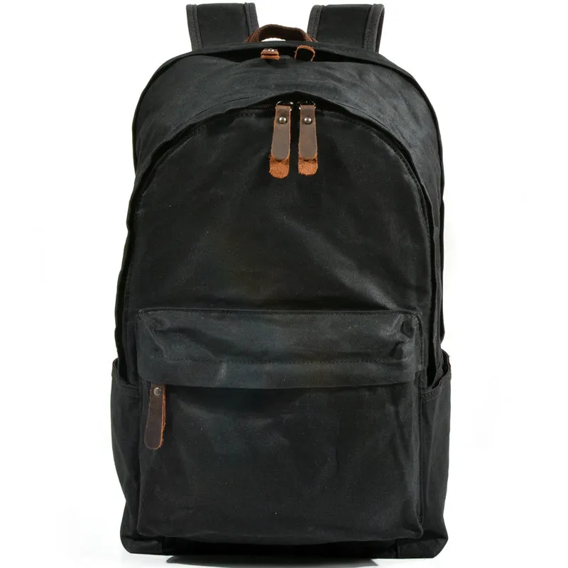 Student's Canvas Backpack School Bag