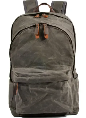 Student's Canvas Backpack School Bag