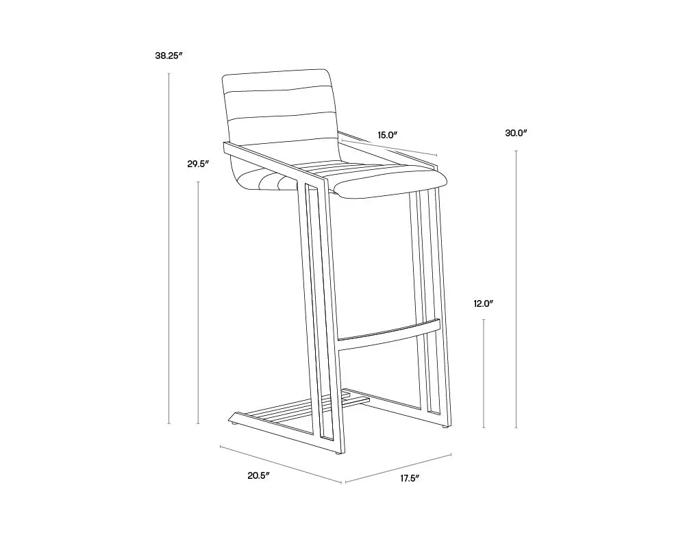 Sunpan Webber Barstool - Set Of 2