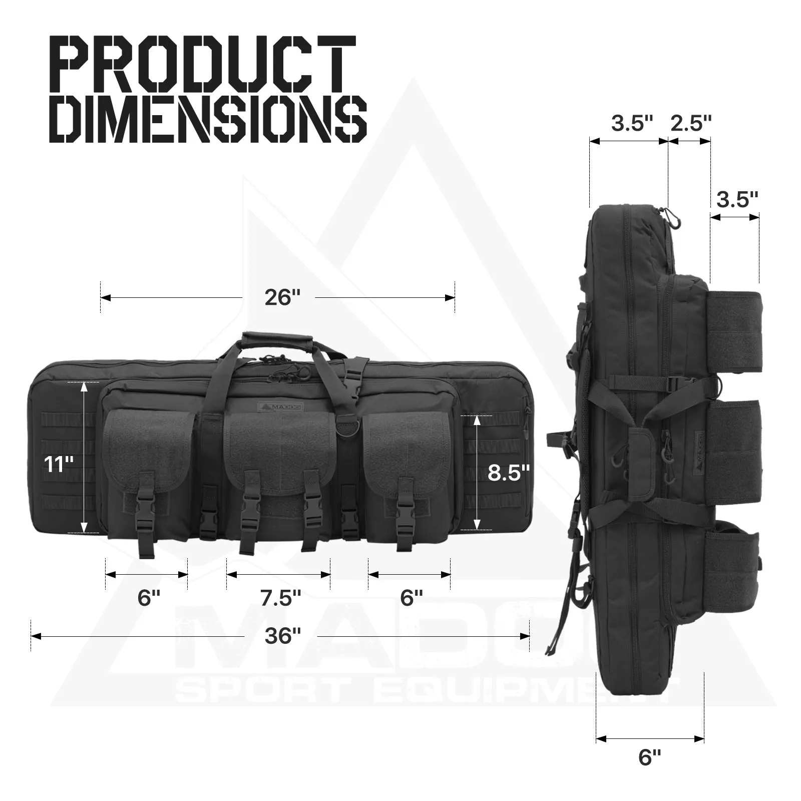 Tactical Gun Bag - 36'' Length
