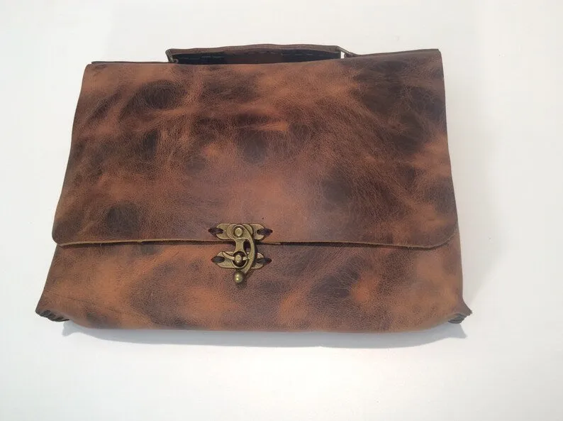 Tan Leather Portfolio