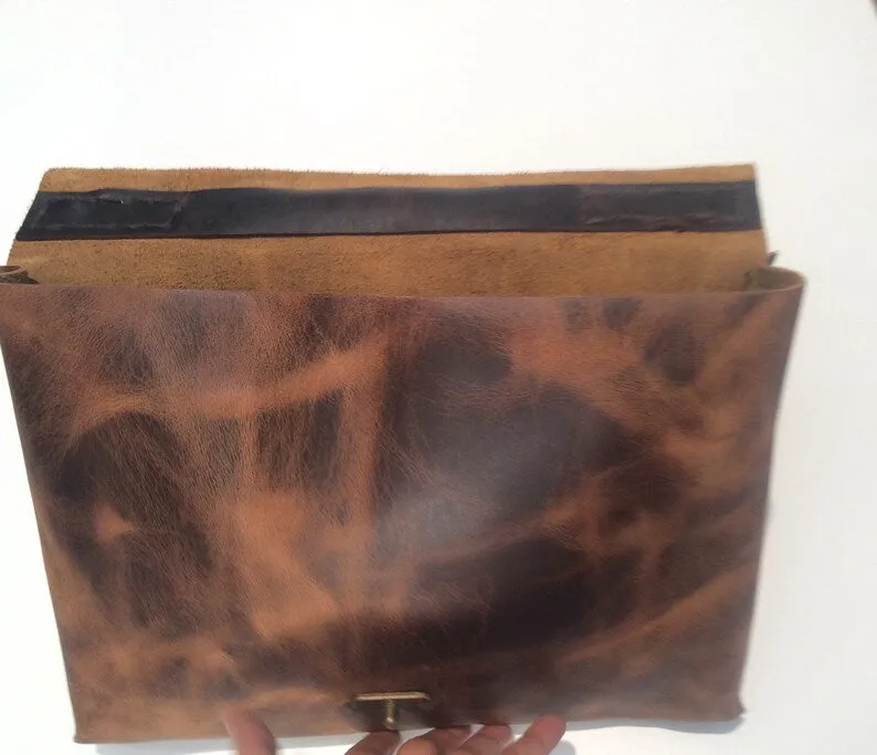 Tan Leather Portfolio