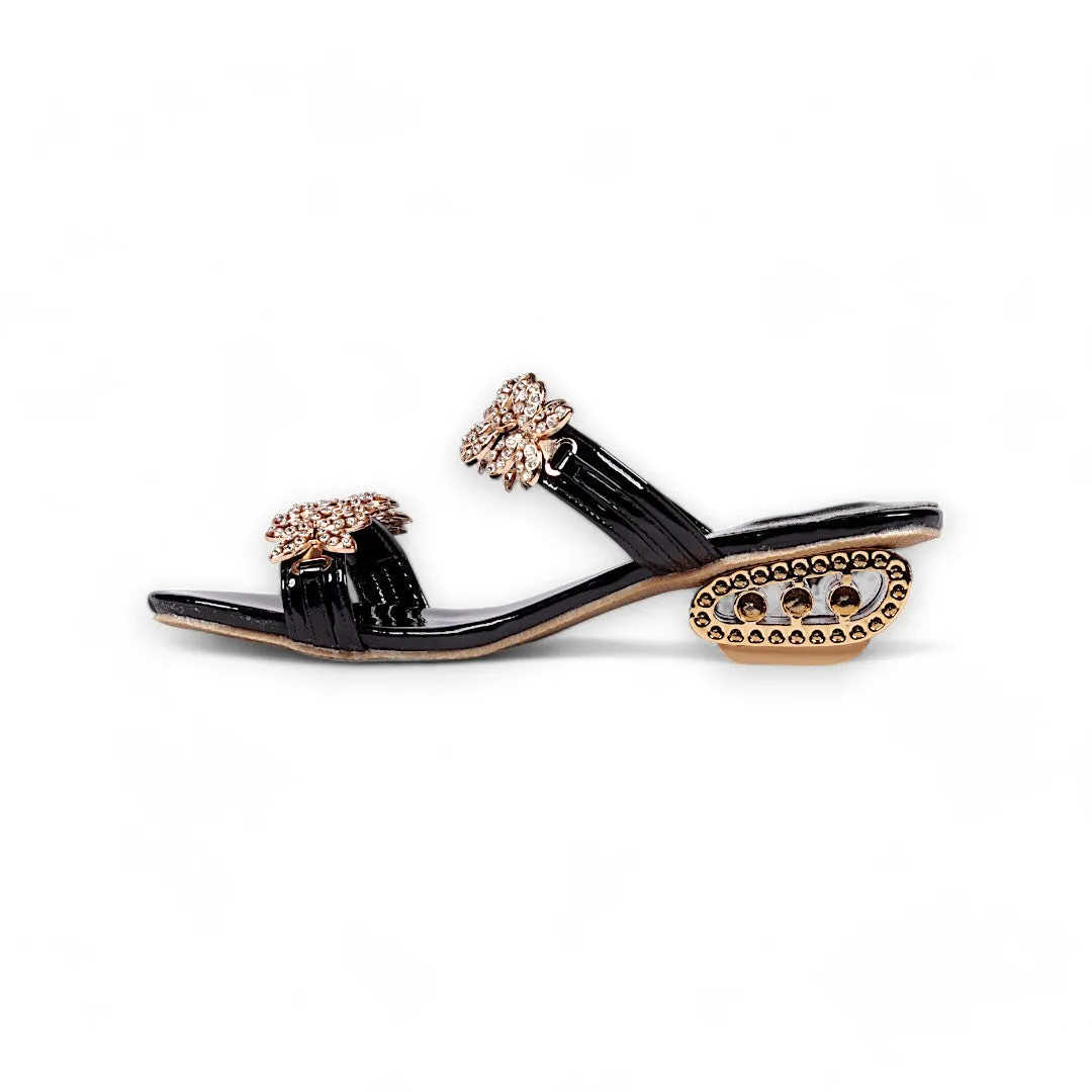 Two Strap Low-Heel