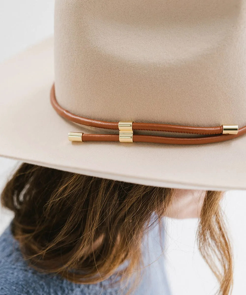 Vegan Leather Wrap Band
