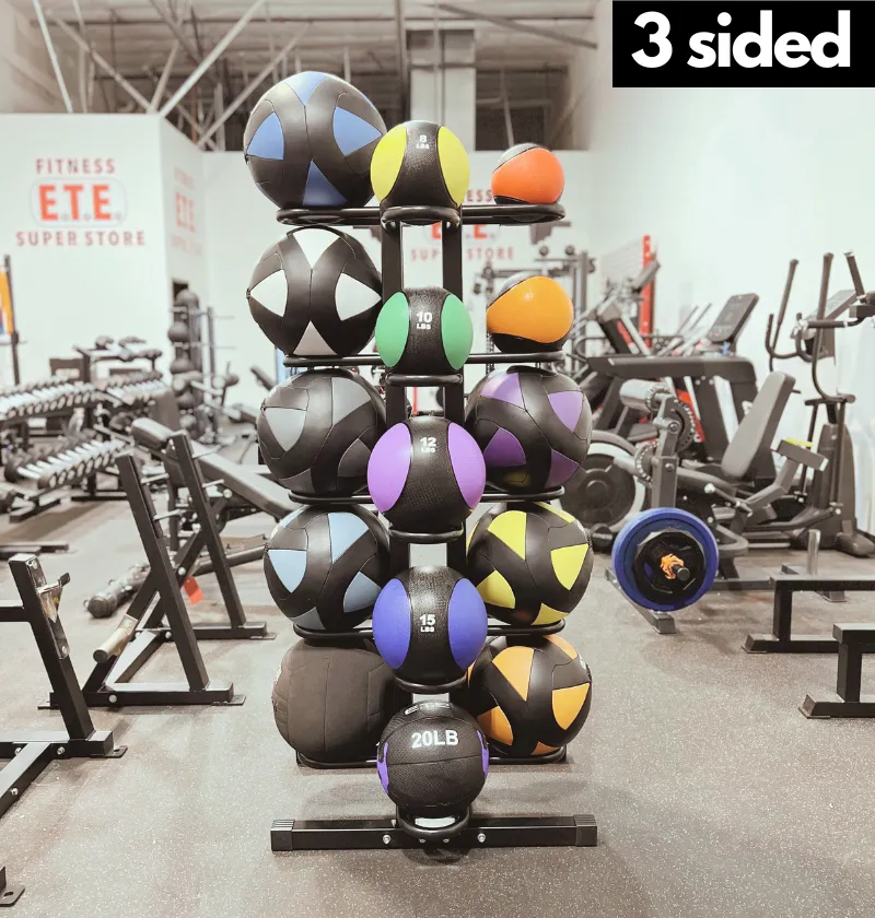 Vertical Medicine Ball Racks