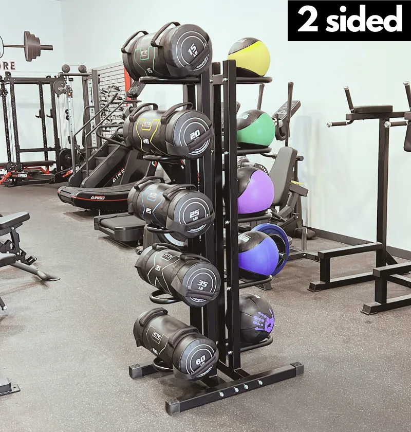 Vertical Medicine Ball Racks