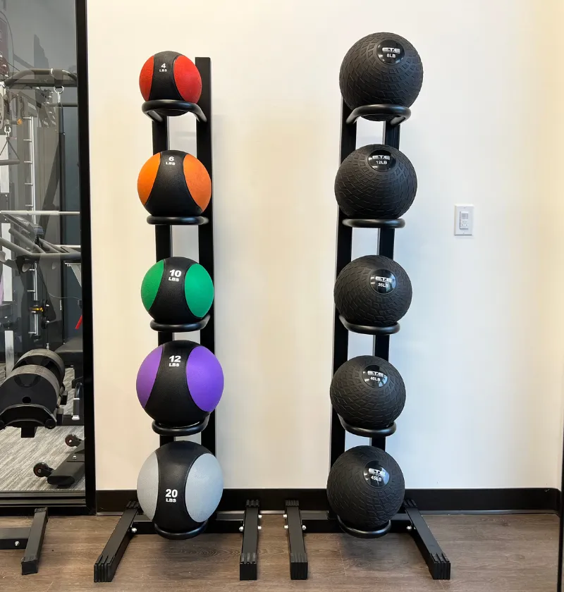 Vertical Medicine Ball Racks
