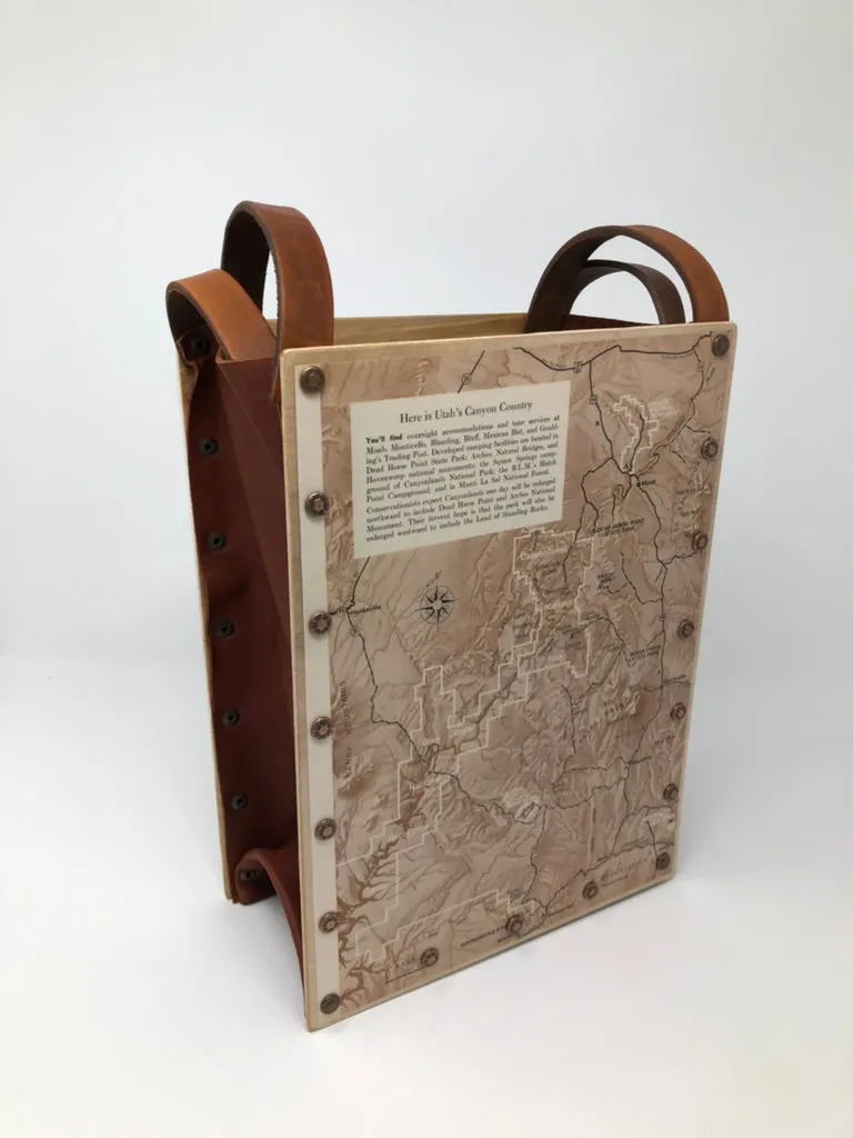 Vintage Graphics Magazine Article Purse - Sunset Utah's Canyon Country