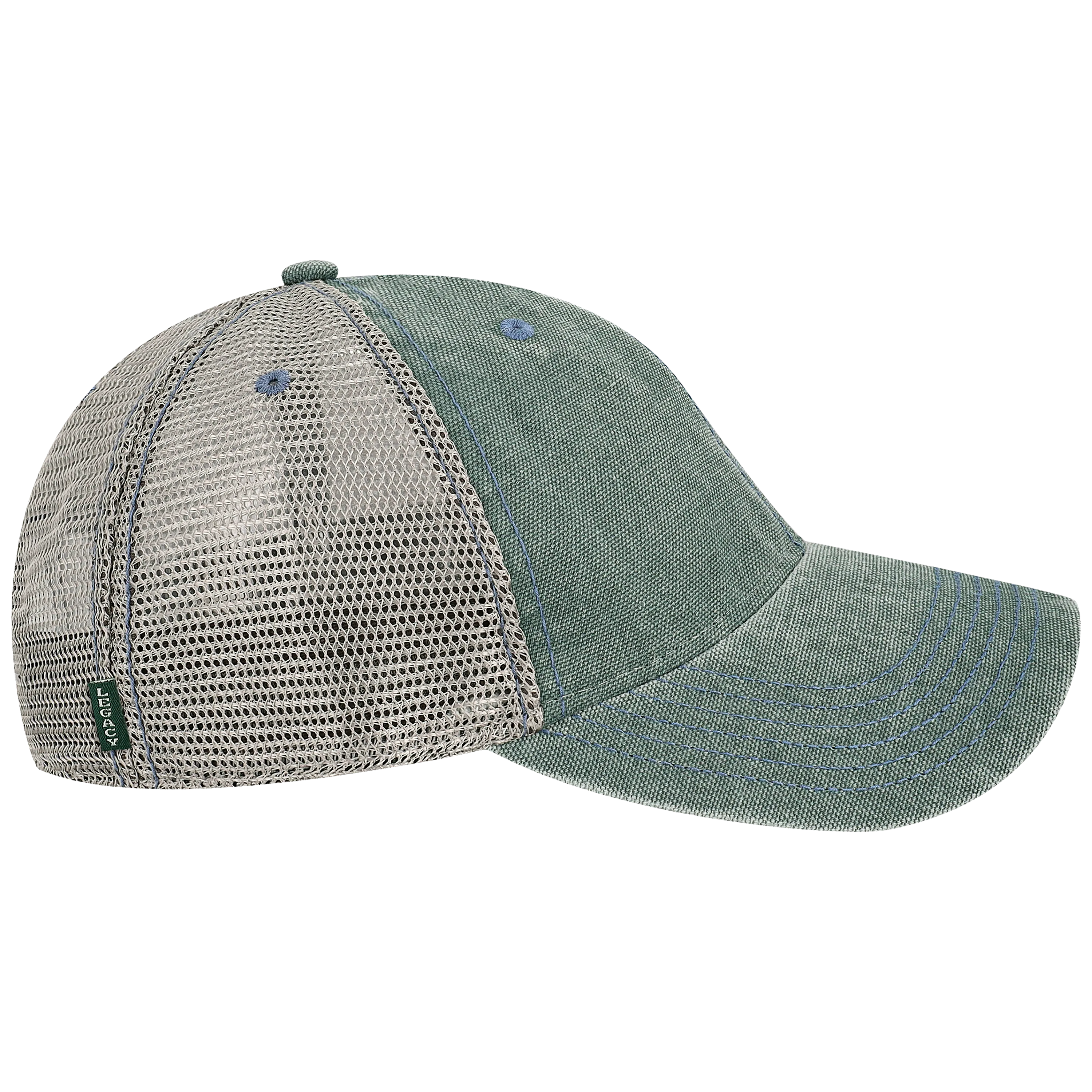 West Virginia Blue Steel/Grey Dashboard Trucker