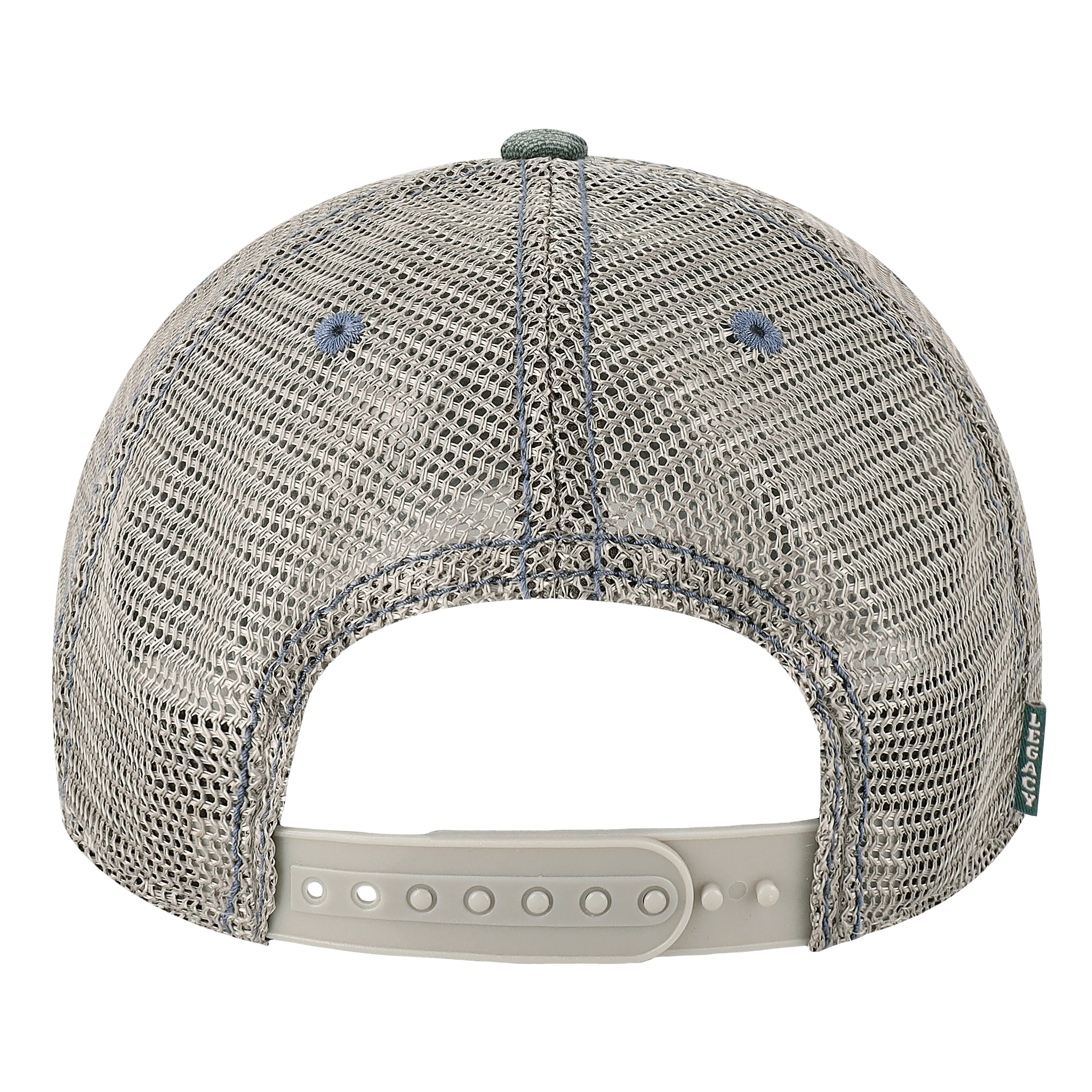 West Virginia Blue Steel/Grey Dashboard Trucker