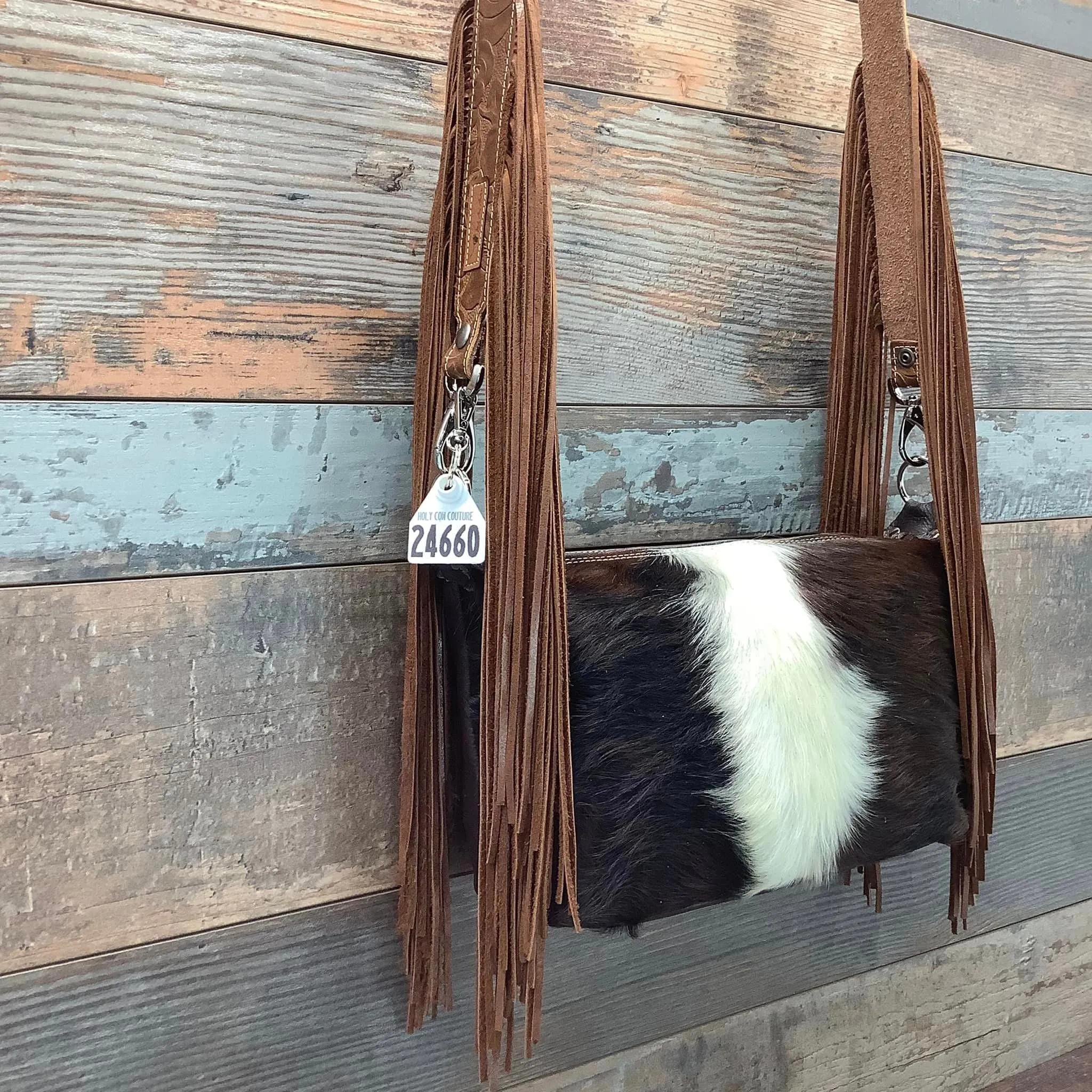 Western Mini Leather Fringe Strap 48" #24660