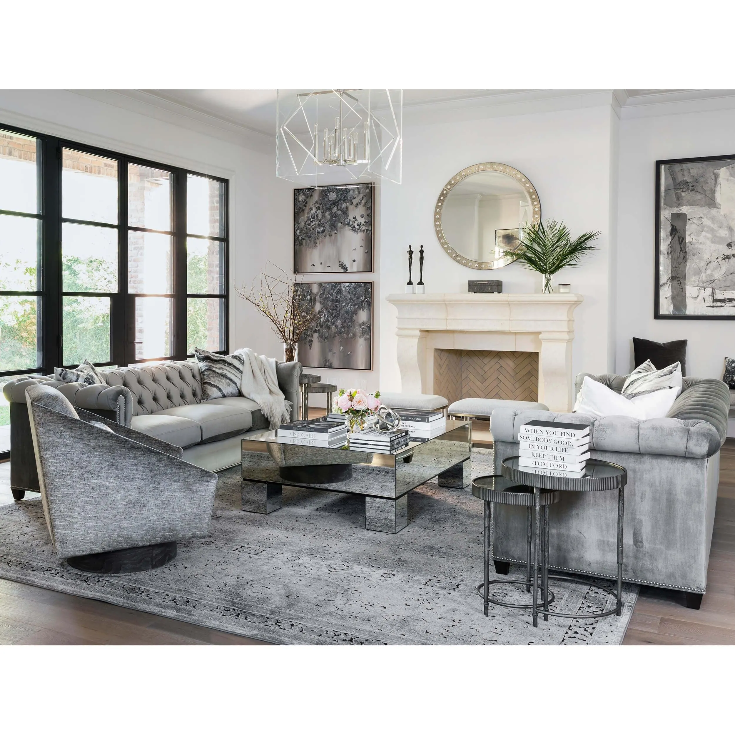 William Grand Sofa, Brussels Charcoal